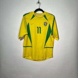 Selección de Brasil Local 2002 - Dorsal Ronaldinho - Talla S/CH - YaelitoMix