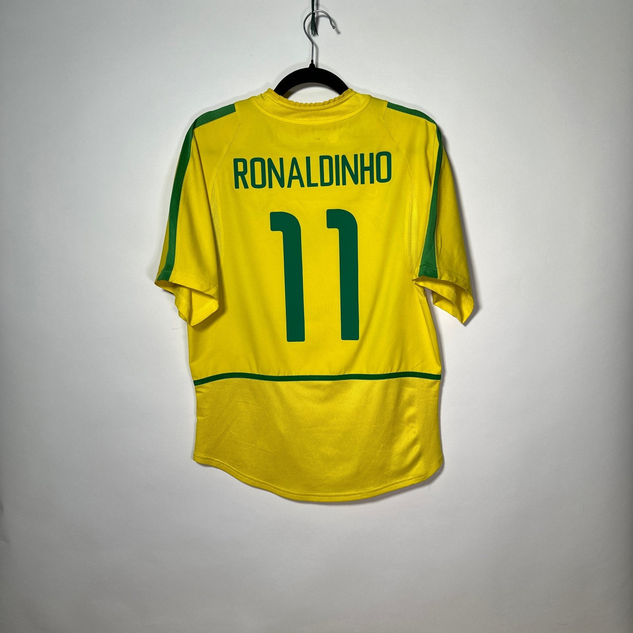 Selección de Brasil Local 2002 - Dorsal Ronaldinho - Talla S/CH - YaelitoMix
