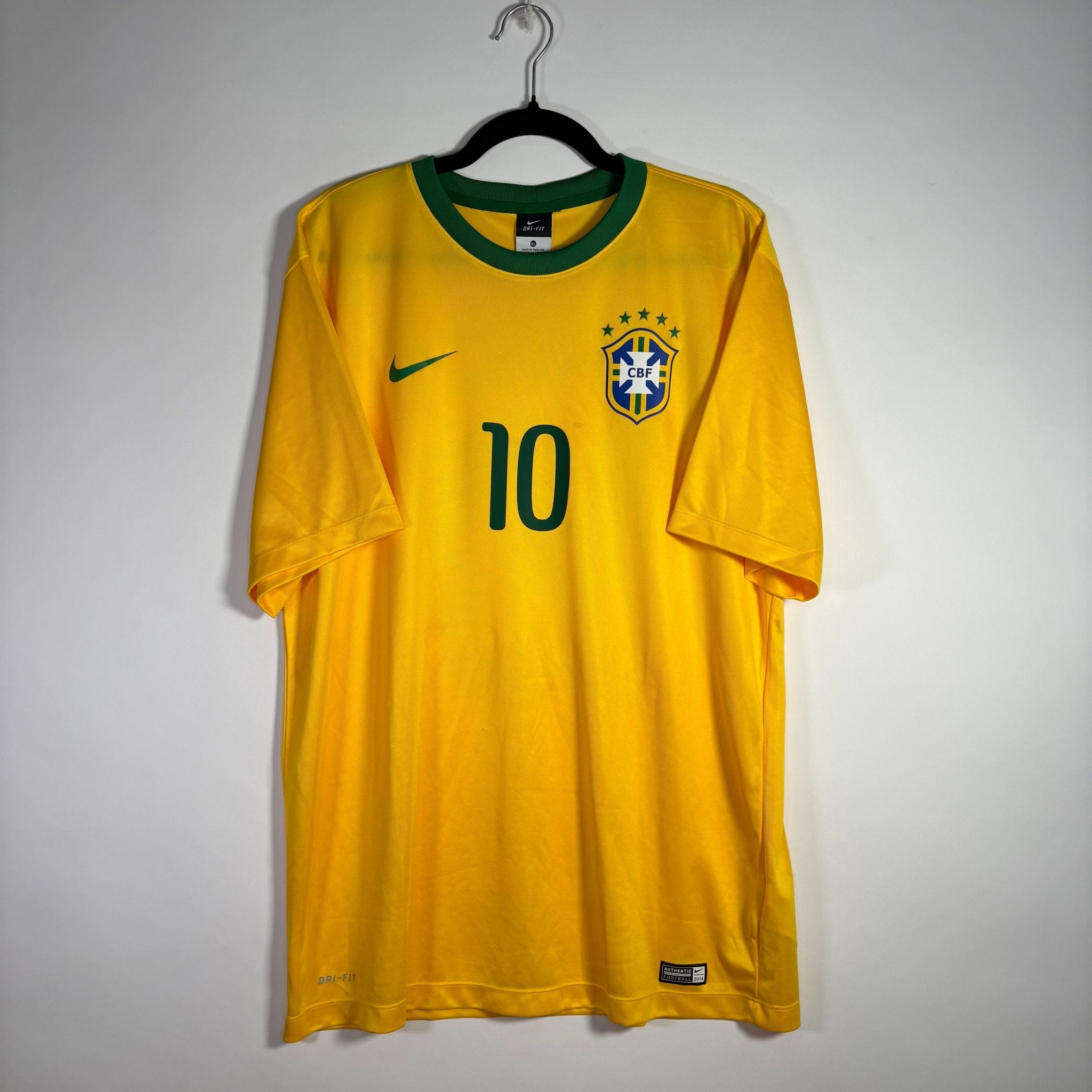 Selección de Brasil Local 2014 - Dorsal Neymar - Talla XL - YaelitoMix
