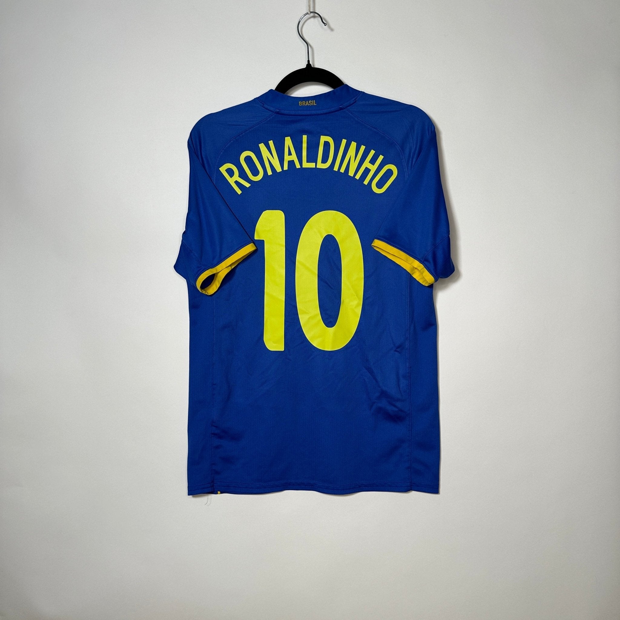 Selección de Brasil Visita 2008 - Dorsal Ronaldinho - Talla S/CH - YaelitoMix
