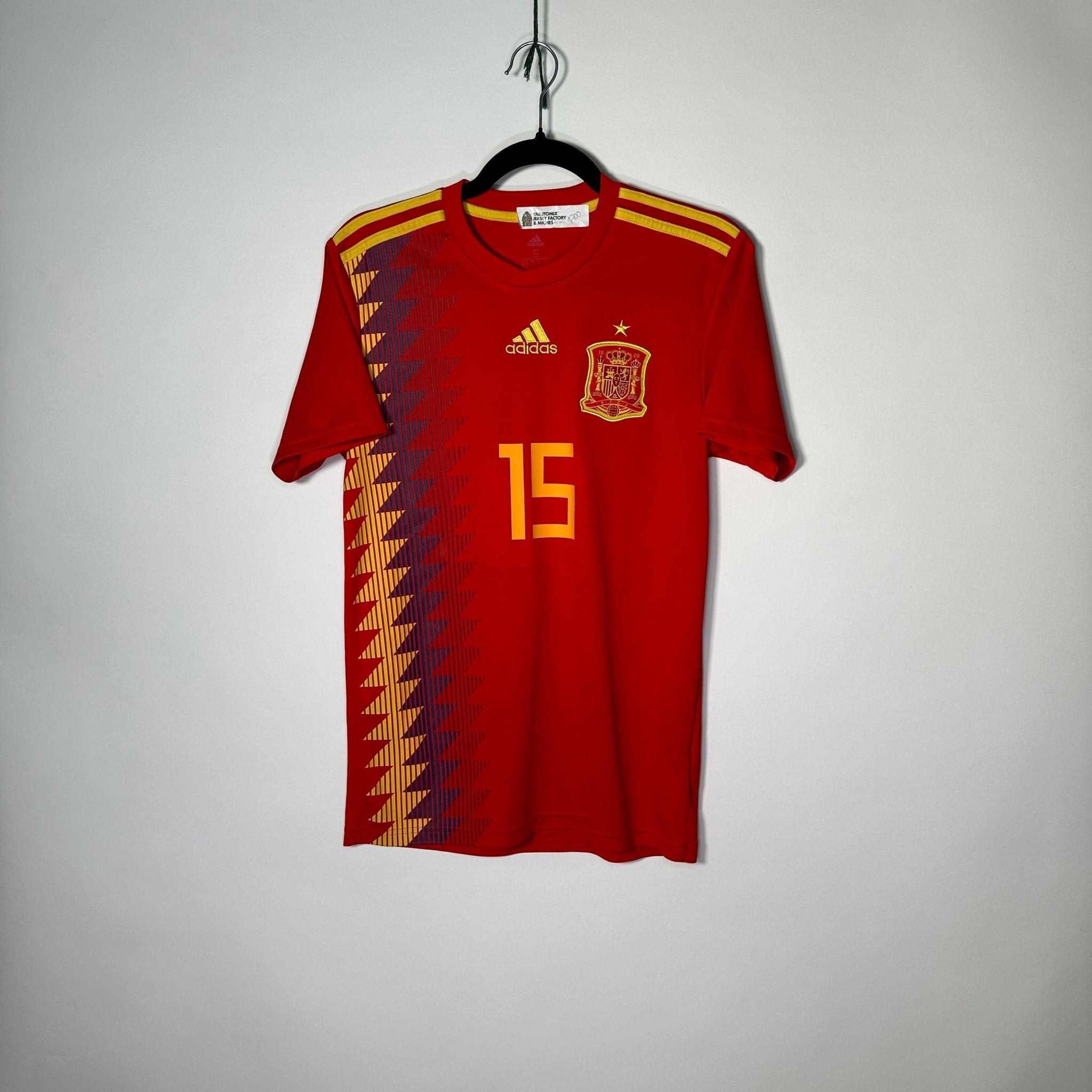 Selección de España Local 2018 - Dorsal Sergio Ramos - Talla S/CH - YaelitoMix