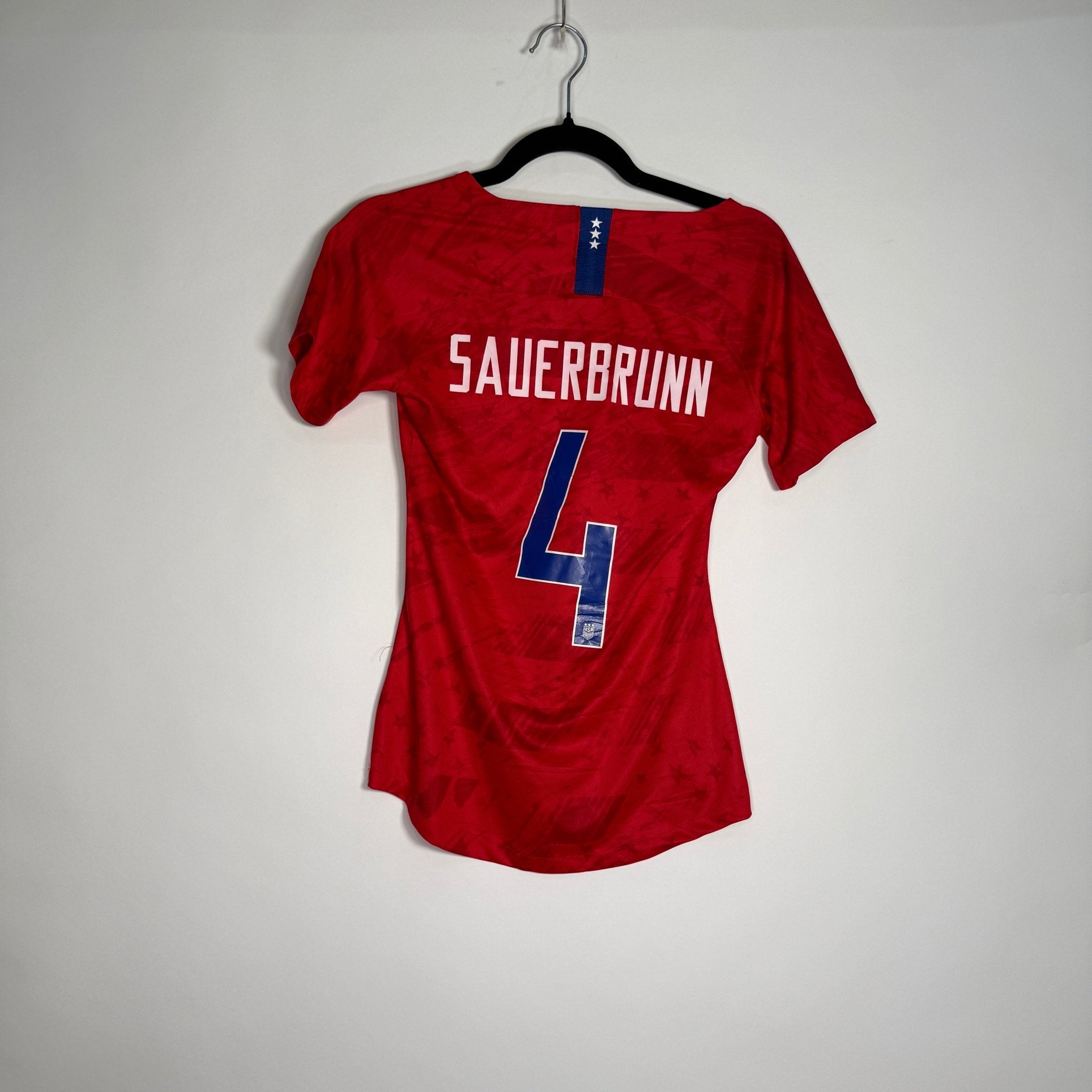 Selección de Estados Unidos Femenil Visita 2019 - Dorsal Sauerbrunn - Talla S/CH Dama - YaelitoMix