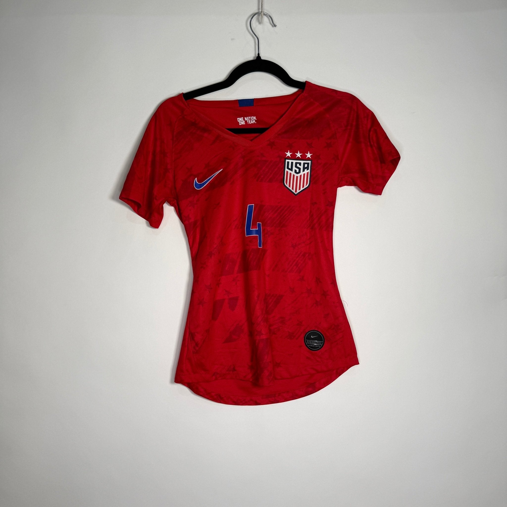 Selección de Estados Unidos Femenil Visita 2019 - Dorsal Sauerbrunn - Talla S/CH Dama - YaelitoMix