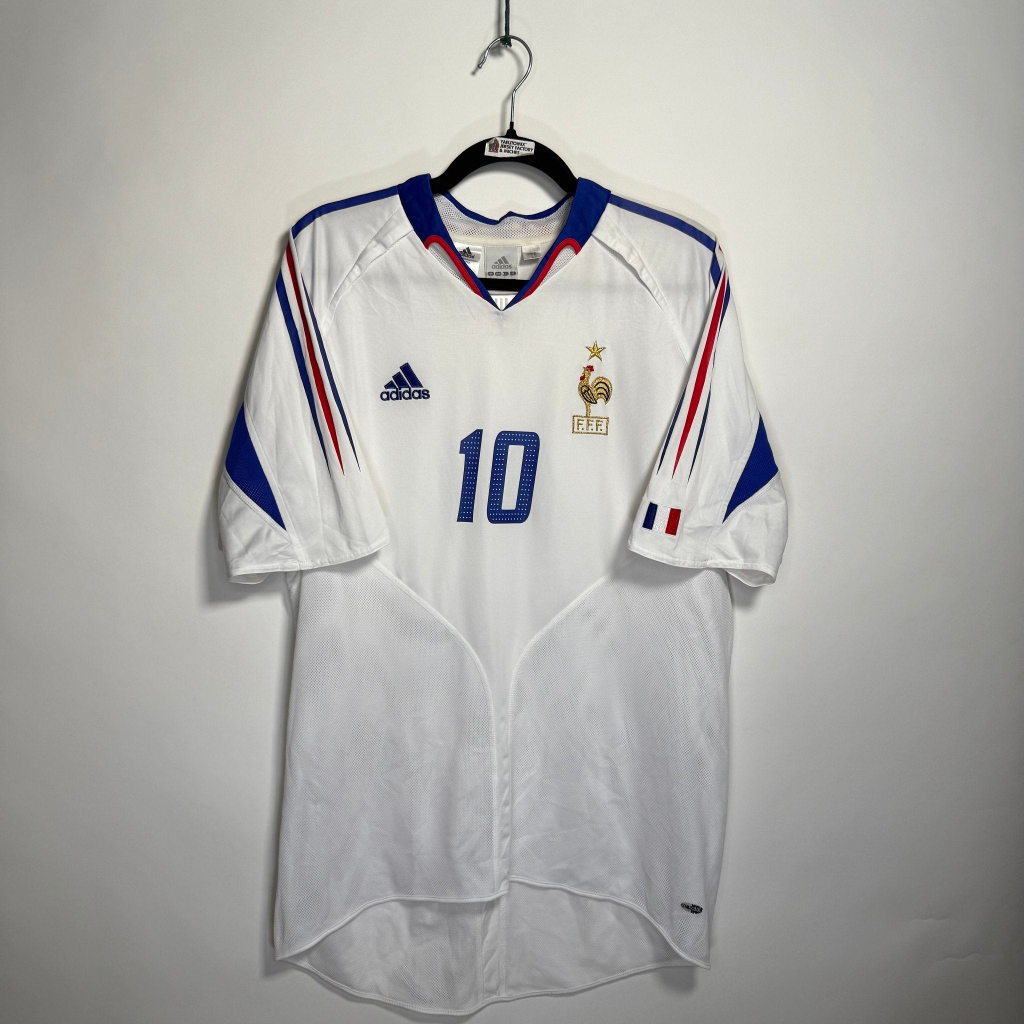 Selección de Francia Visita 2004 - Dorsal Zidane - Talla L/G - YaelitoMix