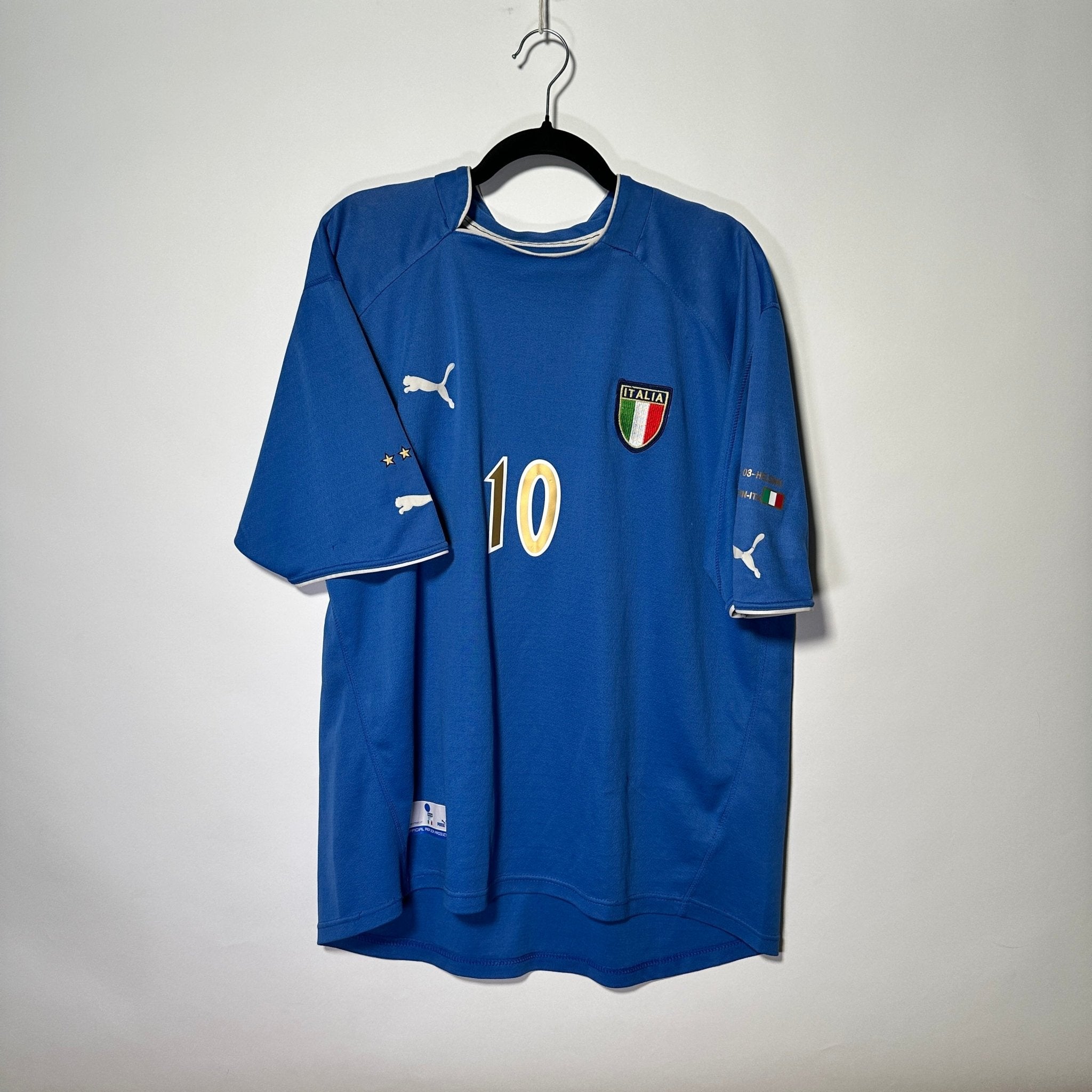 Selección de Italia Local 2003 - Dorsal Totti - Talla XL - YaelitoMix