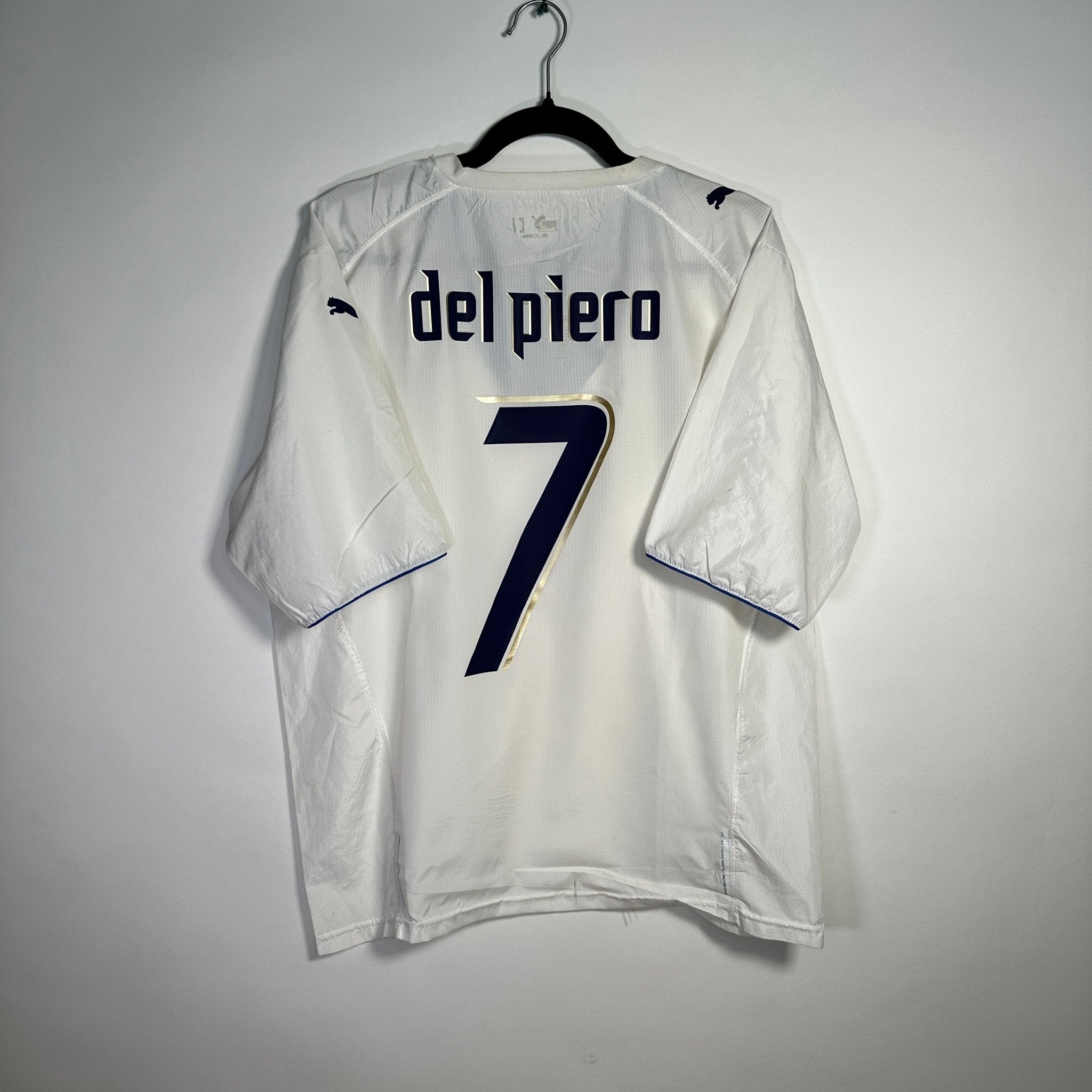 Selección de Italia Visita 2006 - Dorsal Del Piero - Talla L/G - YaelitoMix
