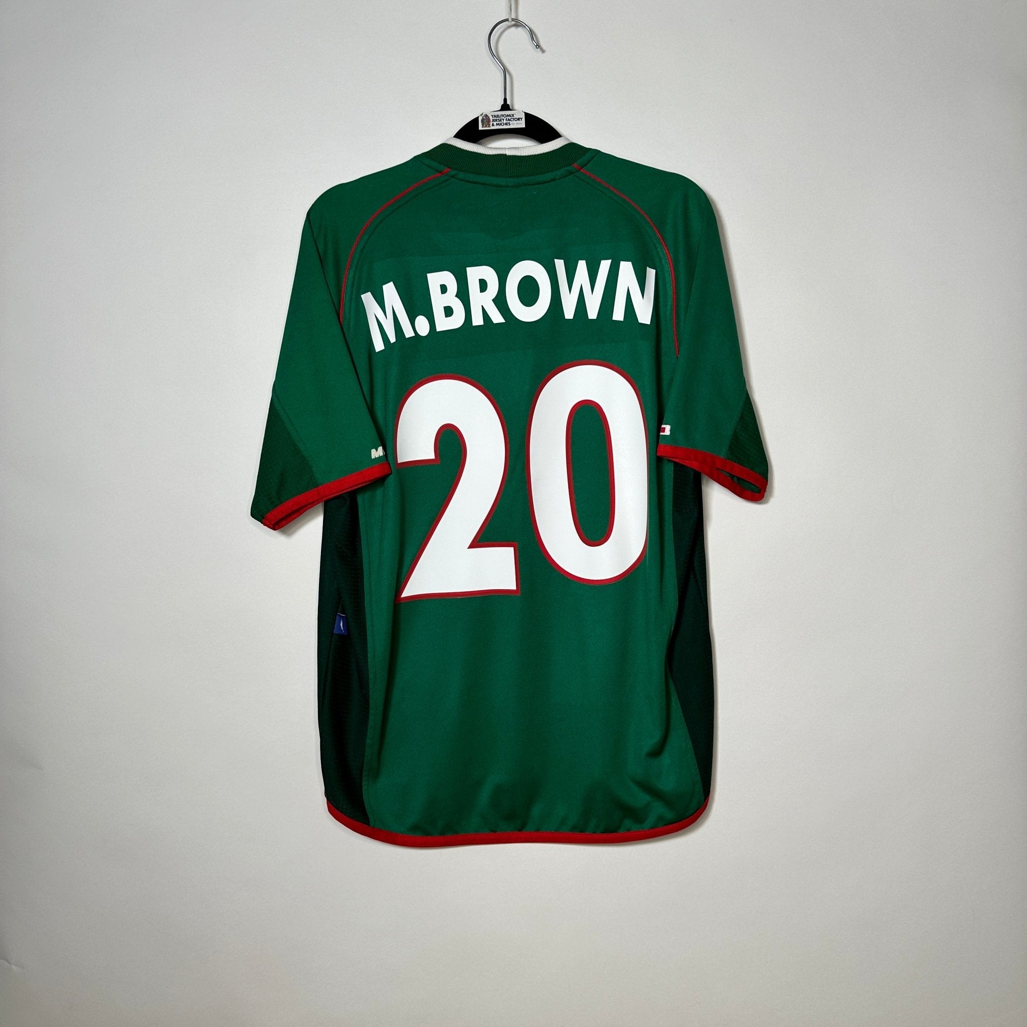 Selección de México Local 2001 - Dorsal Melvin Brown - Talla M - YaelitoMix