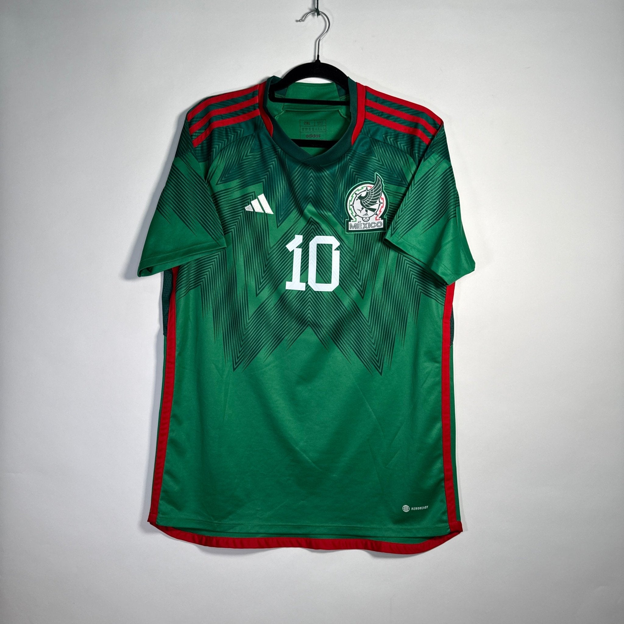 Selección de México Local 2022 - Dorsal Alexis Vega - Talla 2XL - YaelitoMix