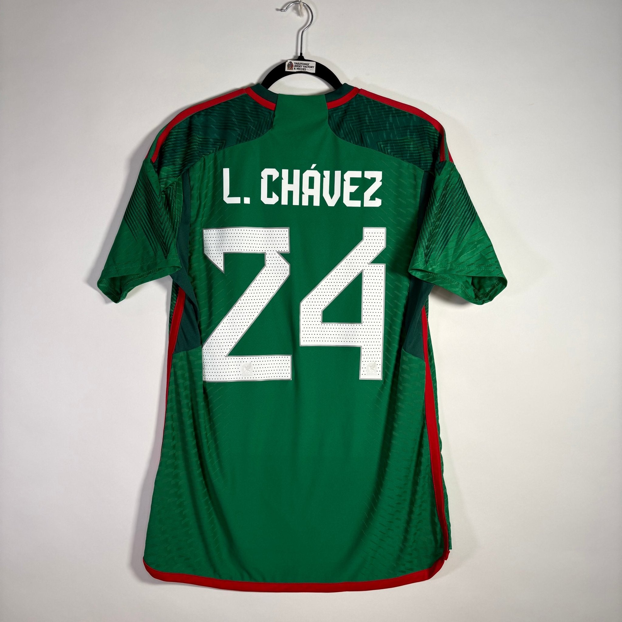 Selección de México Local 2022 - Dorsal Luis Chávez (Versión Jugador) - Talla L/G - YaelitoMix