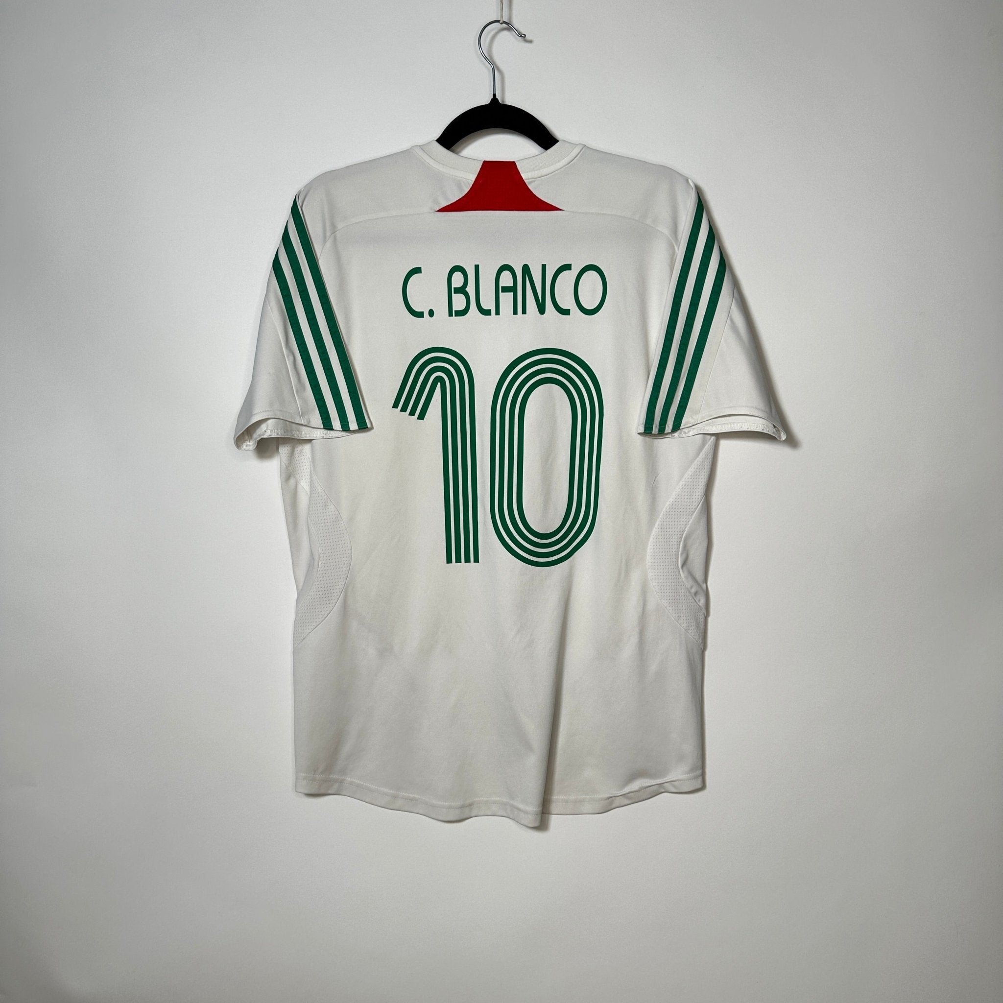 Selección de México Visita 2008 - Dorsal Cuauhtémoc Blanco - Talla L/G - YaelitoMix