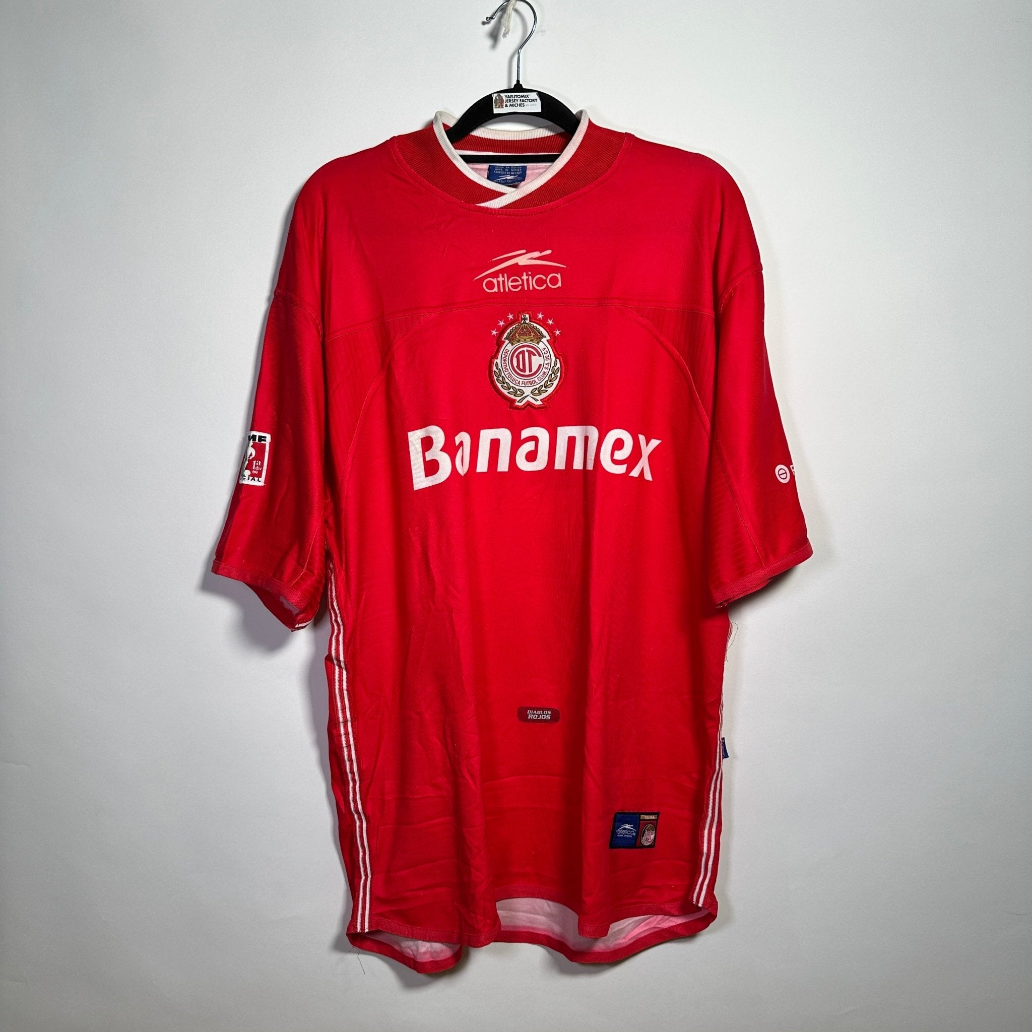 Toluca FC Local 2000 - Talla XL - YaelitoMix