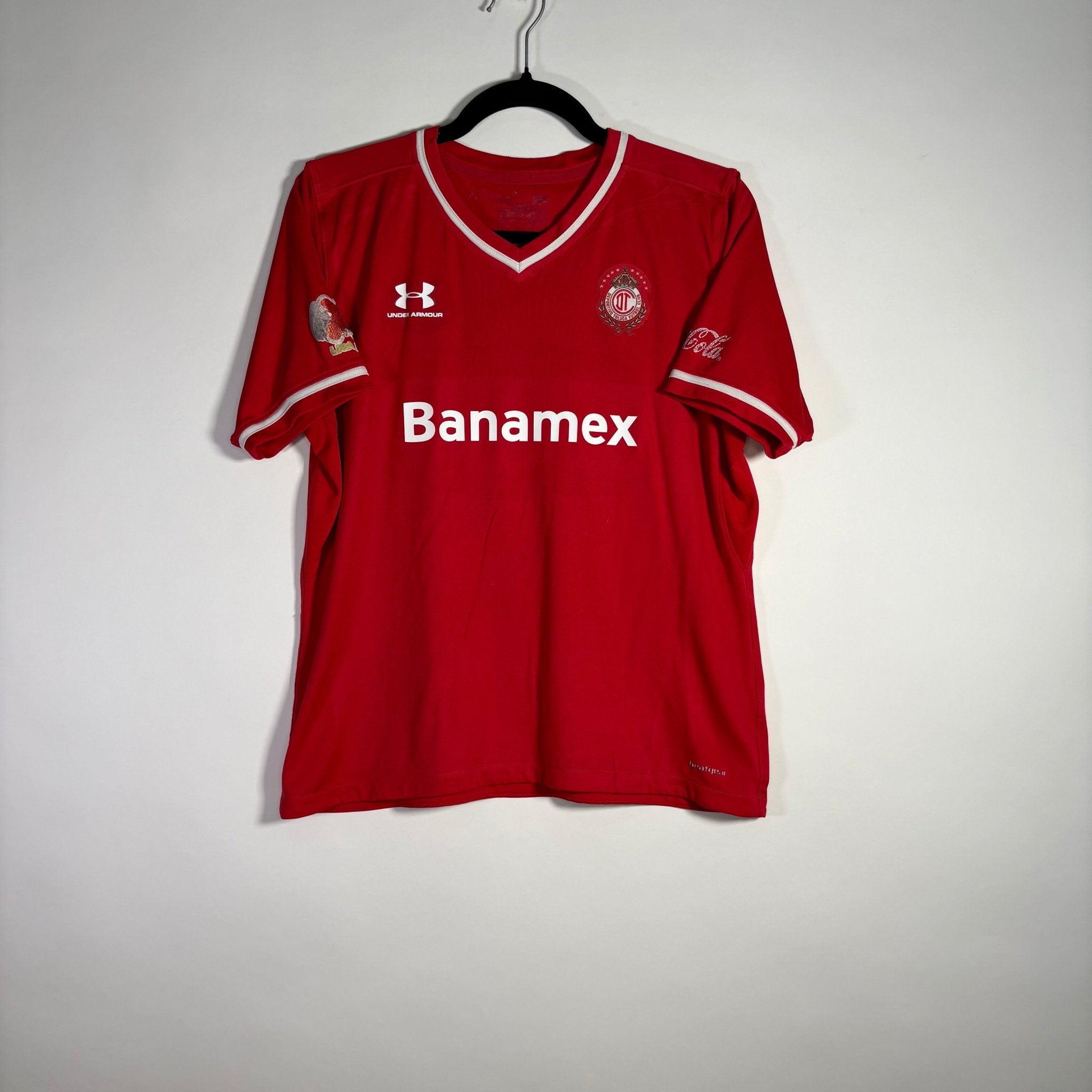 Toluca FC Local 2013 - Dorsal Sinha - Talla XS - YaelitoMix